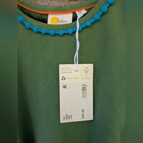 Mini Boden Green Kids Romper - Picture 3 of 4